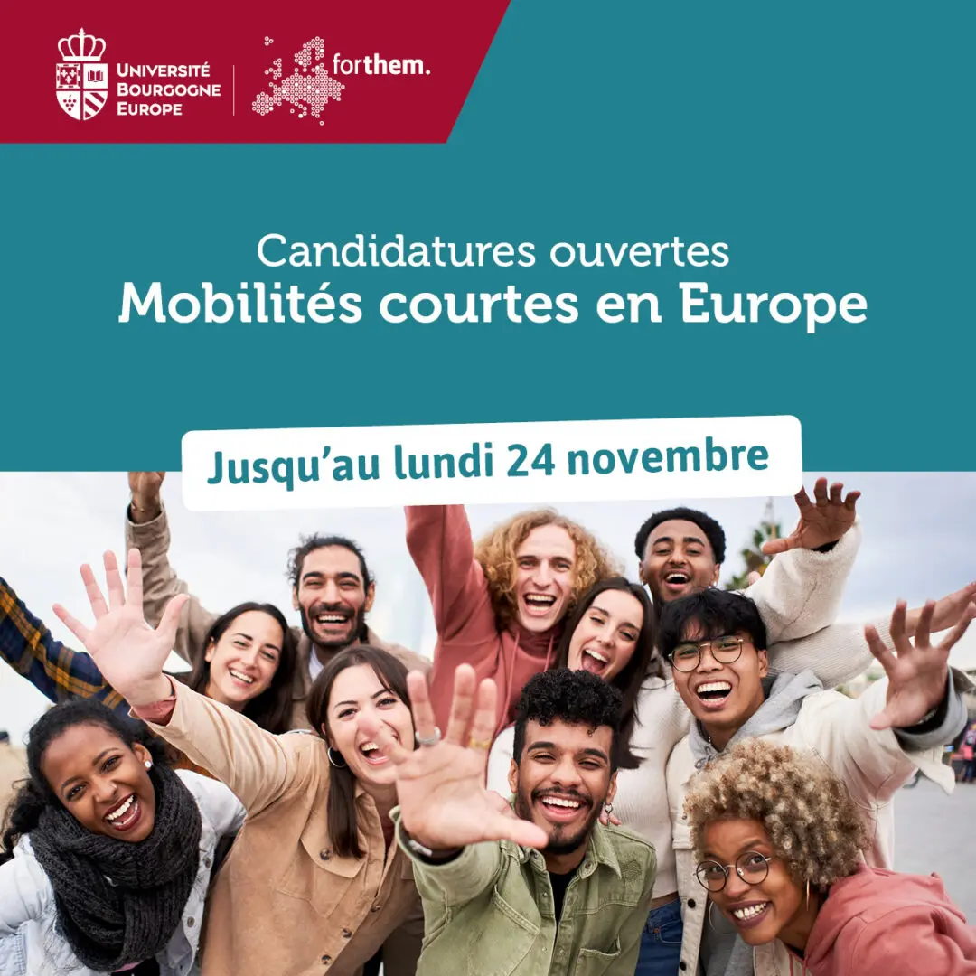 Ouverture des candidatures pour les mobilités courtes FORTHEM – ouvert jusqu’au 24 novembre