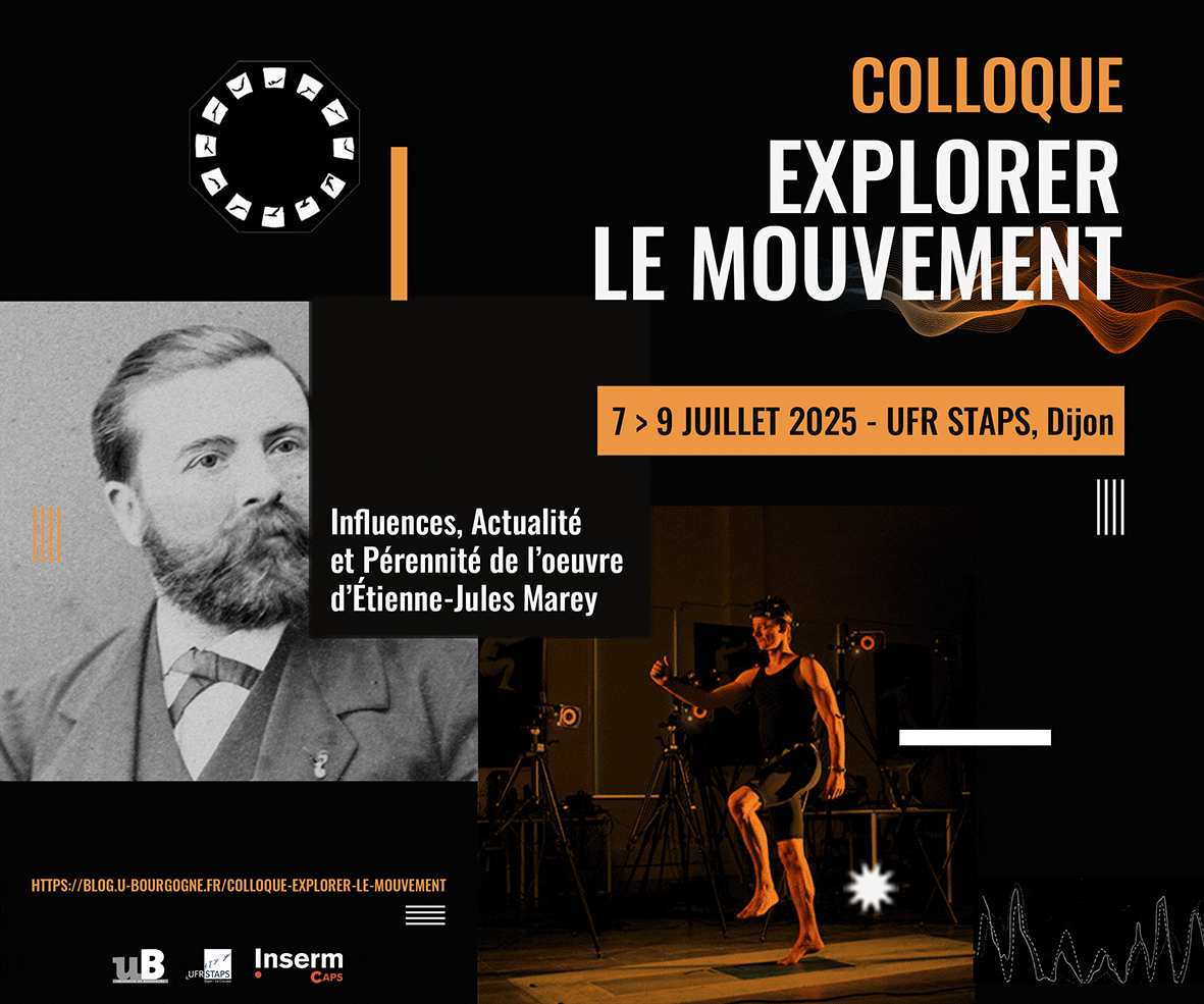 Colloque scientifique pluridisciplinaire – « Explorer le mouvement » 7 au 9 juillet 2025 – UFR STAPS Dijon